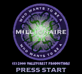 Who Wants to Be a Millionaire - 2nd Edition (USA) Title Screen
